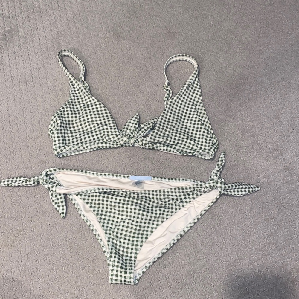 Eberjey gingham bikini